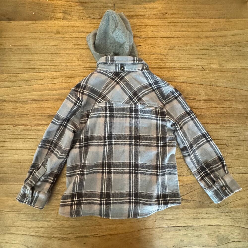 Little Bipsy Hooded Flannel - Size 3-4 - Picture 3 of 3